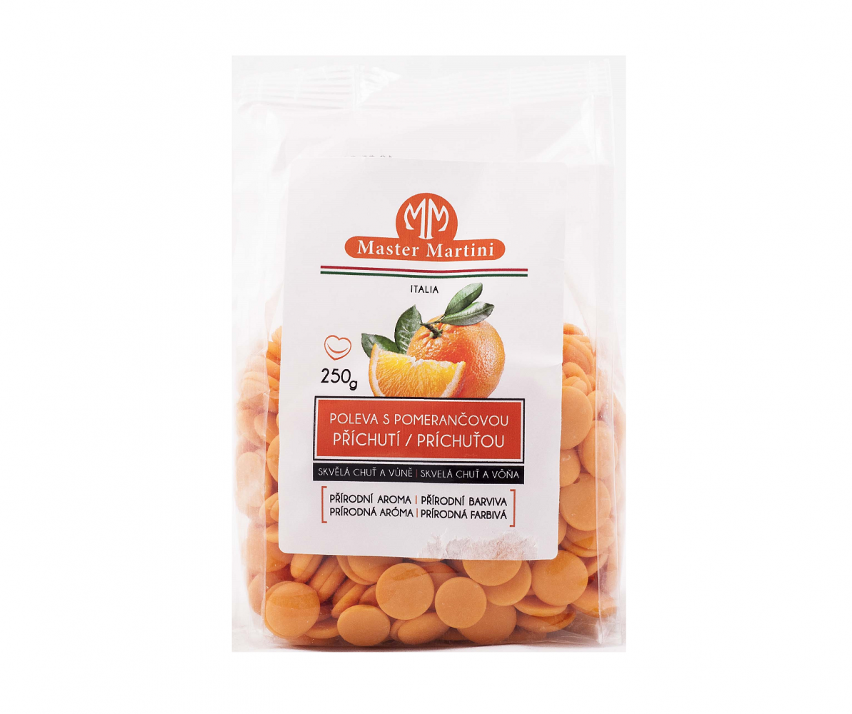 Master Martini poleva s pomerančovou příchutí  – 250 g 