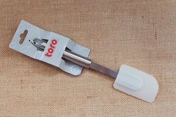 Stěrka TORO, silikon / nerez, 25,5 cm