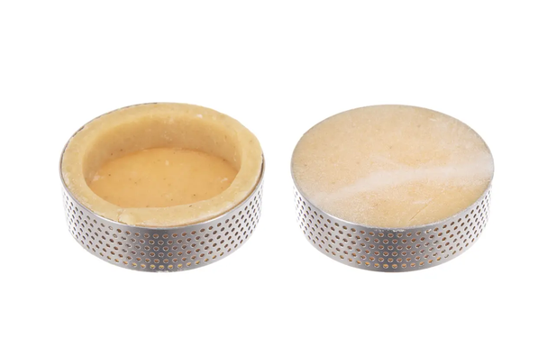 Nerezové ráfky na TARTALETKY – 6 ks (průměr 7 cm)