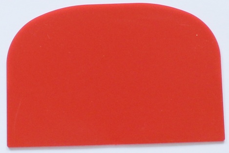 Karta tunel 15 x 10 cm, červená