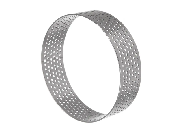 Nerezové ráfky na TARTALETKY – 6 ks (průměr 7 cm)