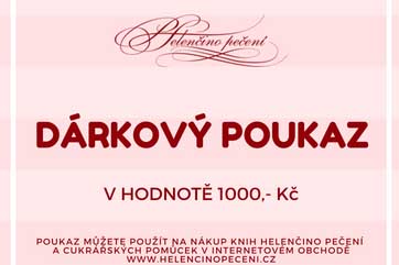 Dárkový poukaz 1000,- Kč